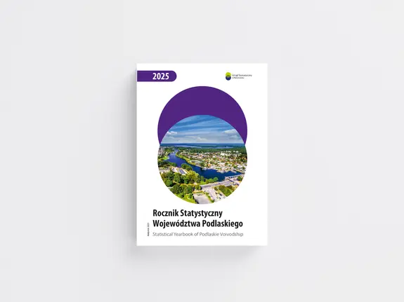 Cover of the publication Statistical Yearbook of Podlaskie Voivodship 2025