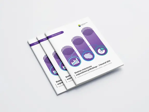 Mockup Statistical bulletin of Podlaskie Voivodship - quarter 2/2026