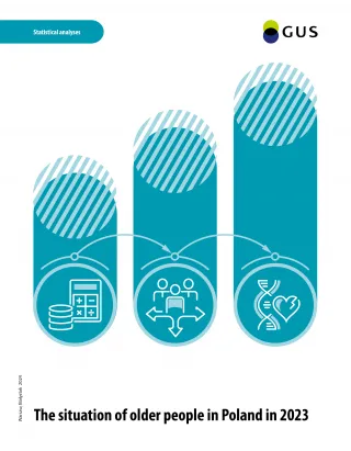 Powiększ obraz: The  situation  of  older  people  in  Poland  in  2023.  Okładka